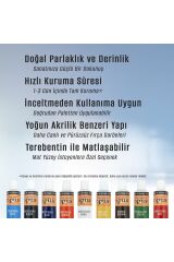 Opus Yağlı Boya 13 Renk 12 Adet 70ml ve 170ml Işık Beyazı Lumesentia White Oil Colour
