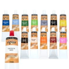 Opus Yağlı Boya 13 Renk 12 Adet 70ml ve 170ml Işık Beyazı Lumesentia White Oil Colour