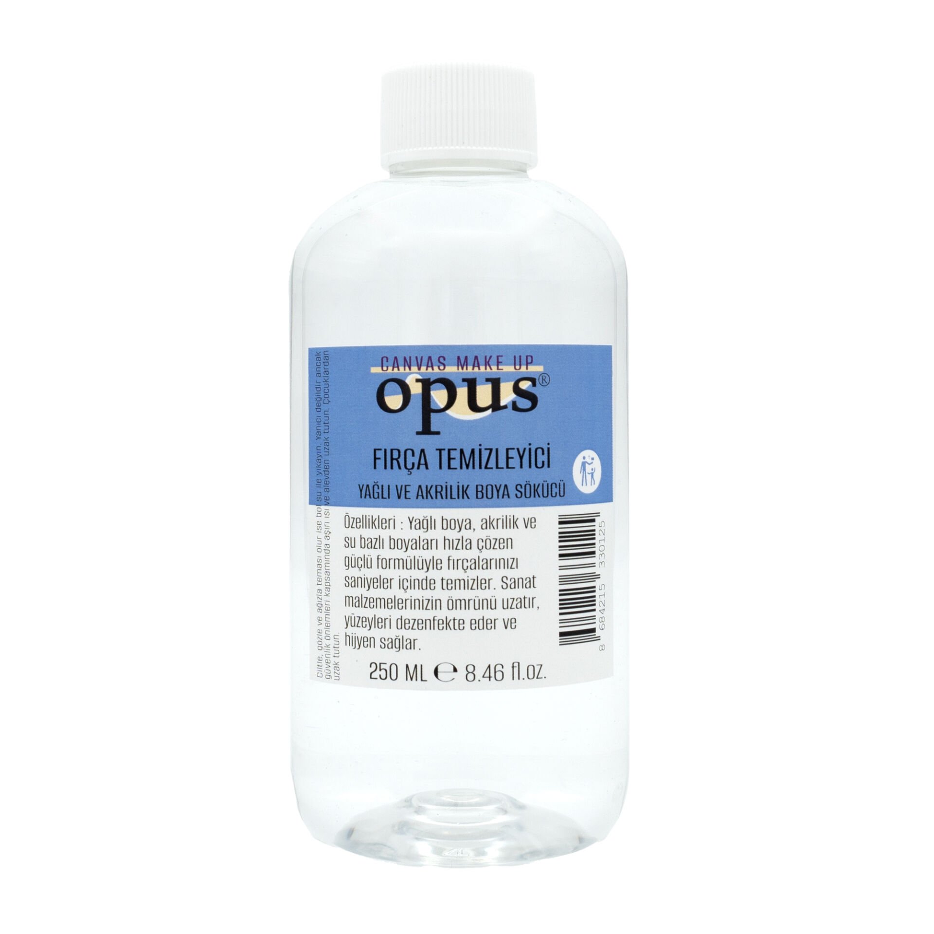 Opus Fırça Temizleyici 250ml Yağlı ve Akrilik Boya Sökücü