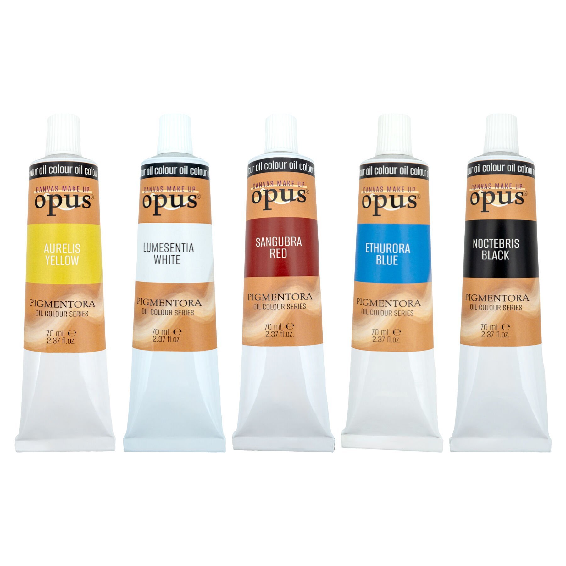 Opus Yağlı Boya 70ml 5 Renk Yağlı Boya Başlangıç Seti
